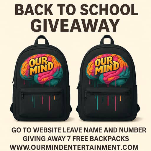 OurMind Entertainment Bookbag Giveaway